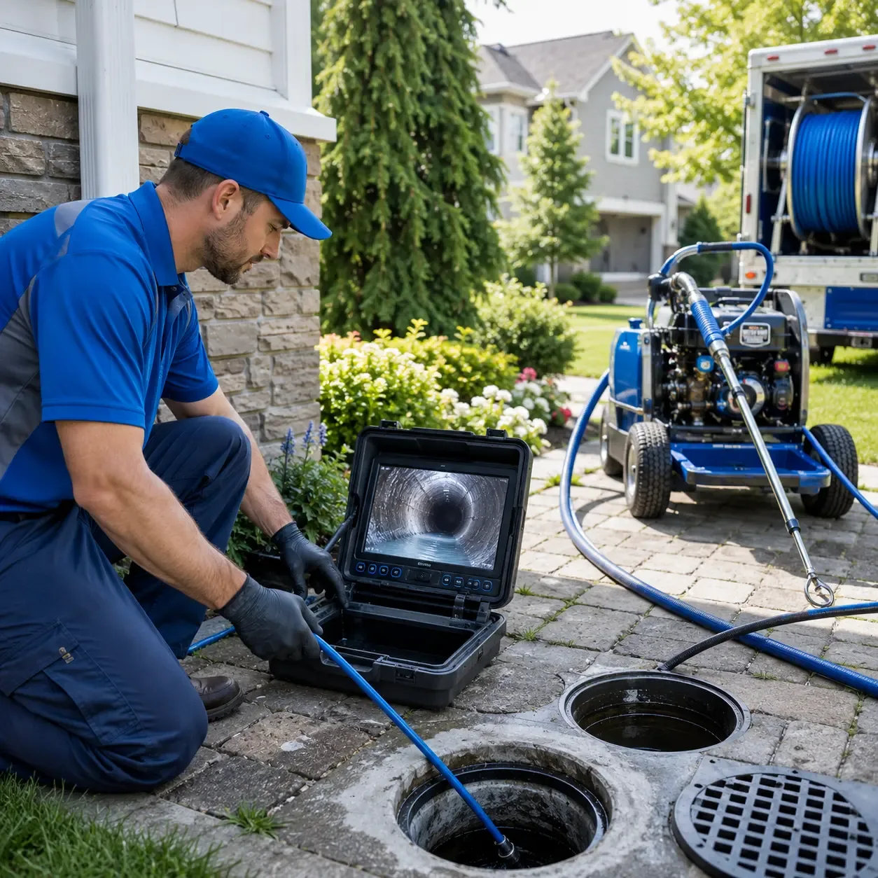 Outdoor drain cleaning professionals serving Kingsville, MO